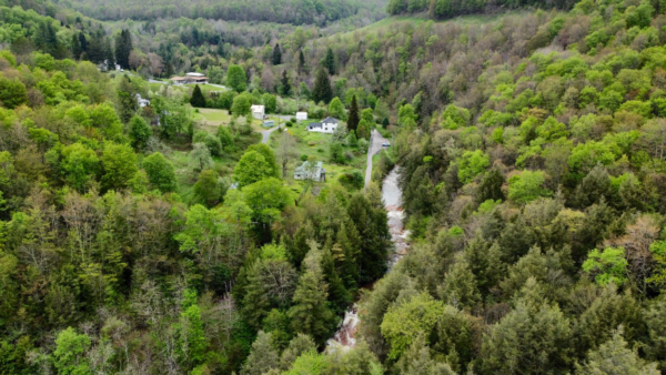 Douglas, WV. In the path of the current ROPA for Corridor H from Parsons to Davis.