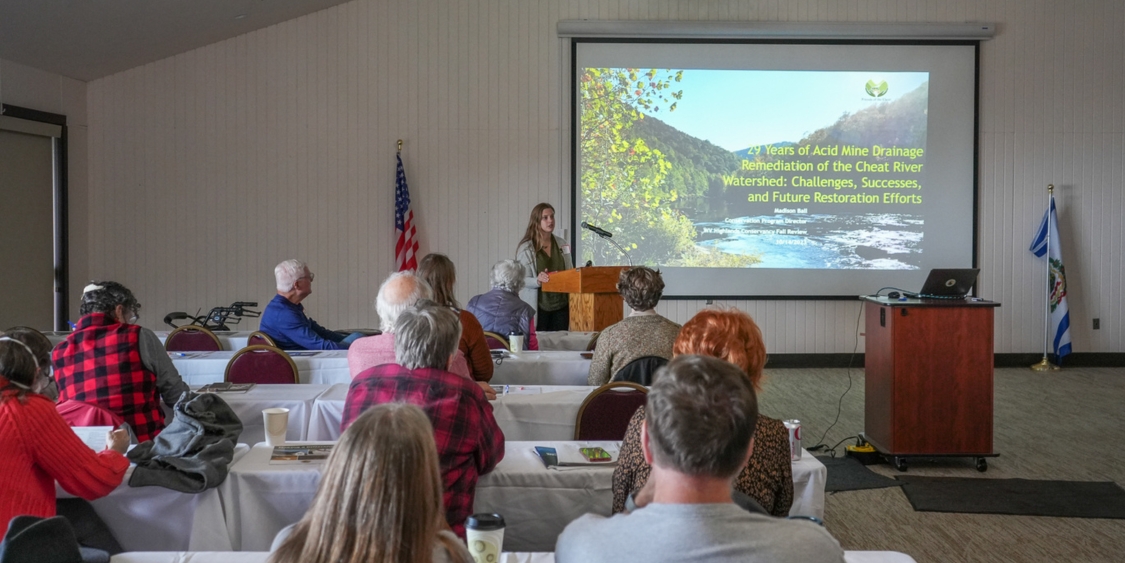 Madison Ball presents at the Conservancy's Fall Review
