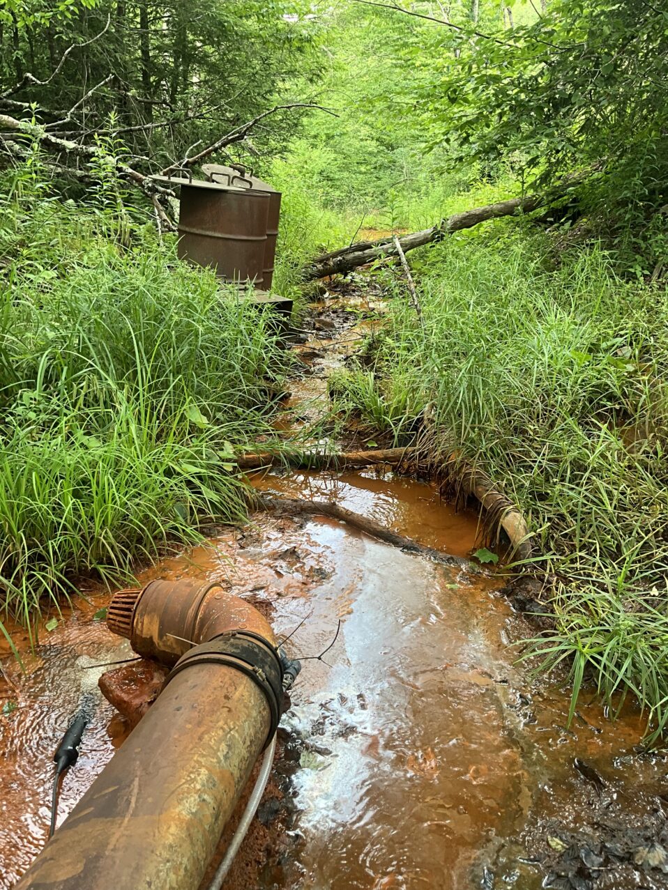 Trouble Above the South Fork of the Cherry River West Virginia